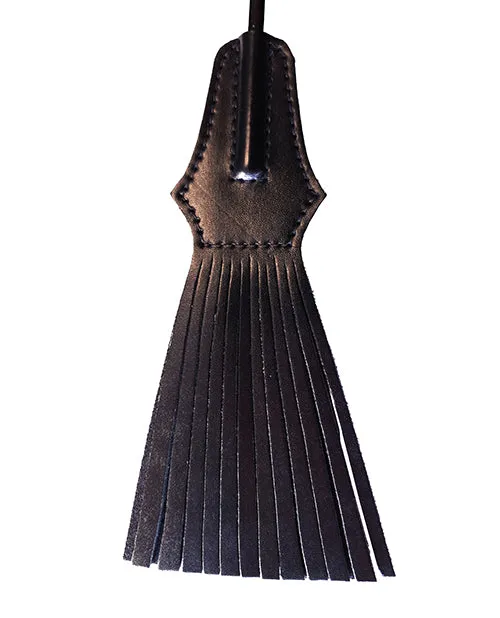 Anal Rouge Tasselled Riding Crop Black Open Desires