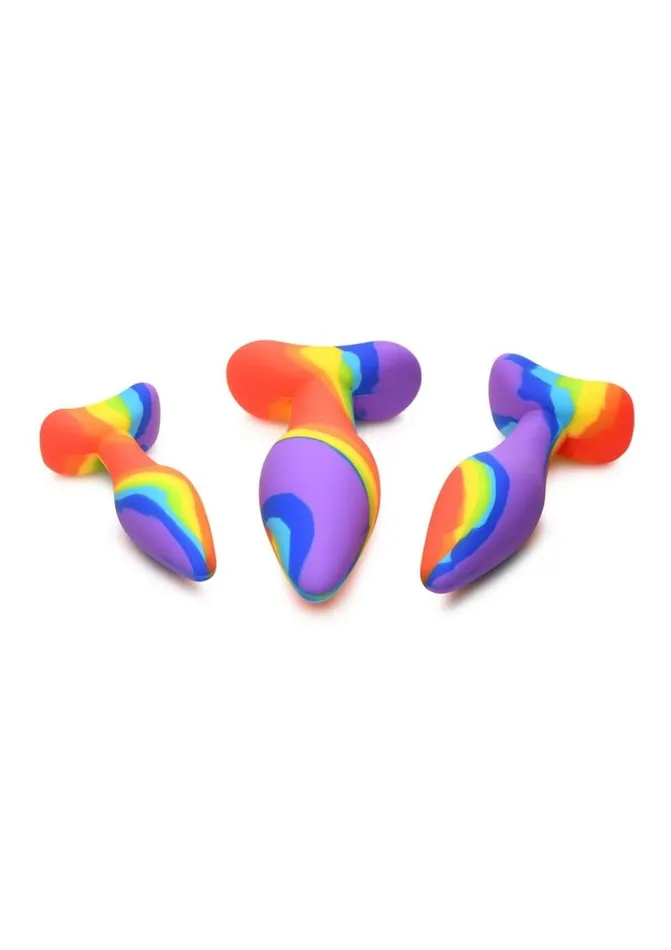Anal Simply Sweet Simply Sweet Rainbow Silicone Butt Plug