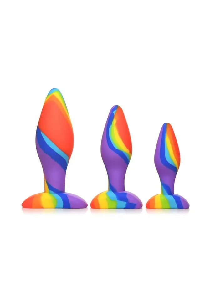 Anal Simply Sweet Simply Sweet Rainbow Silicone Butt Plug