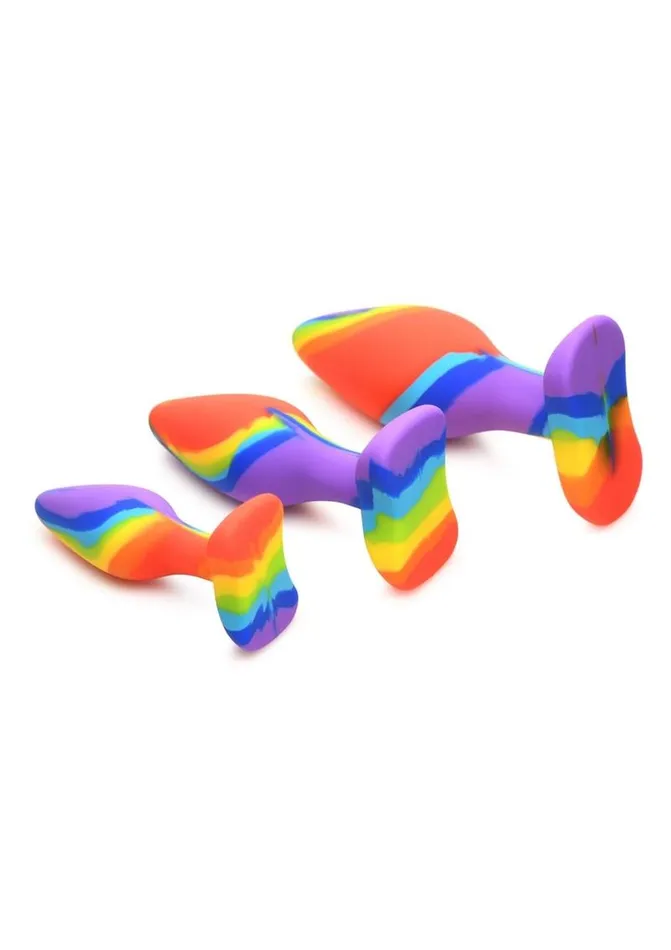 Anal Simply Sweet Simply Sweet Rainbow Silicone Butt Plug