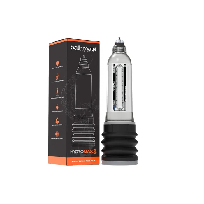 Bathmate Male Sex Toys Bathmate Hydromax 8 Penis Pump Clear