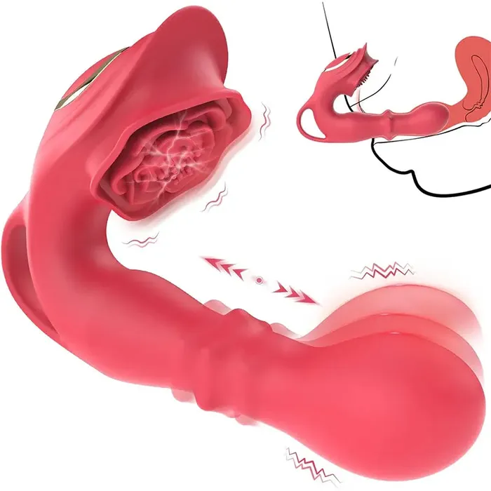 Bloom Rose Touch 3in1 GSpot Finger Vibrator Inyarose Female Sex Toys
