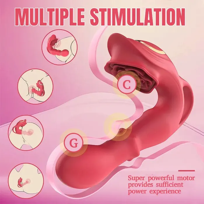 Bloom Rose Touch 3in1 GSpot Finger Vibrator Inyarose Female Sex Toys