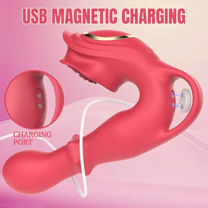 Bloom Rose Touch 3in1 GSpot Finger Vibrator Inyarose Female Sex Toys