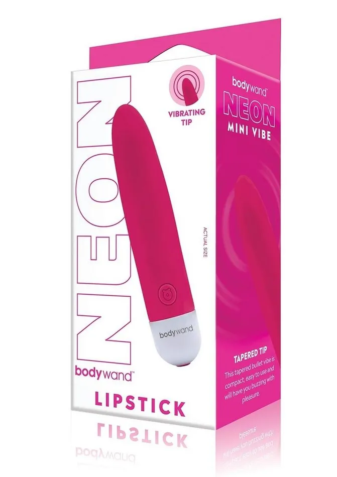 Bodywand Female Sex Toys Bodywand Mini Lipstick Neon Pnk