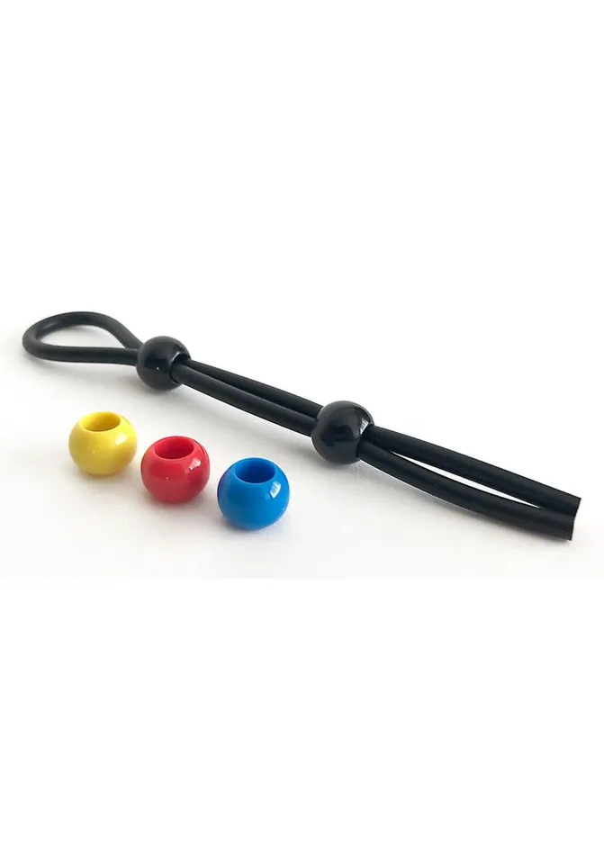 Boneyard Double Slide Cock Leash 3x Stretch Silicone Boneyard Dildos