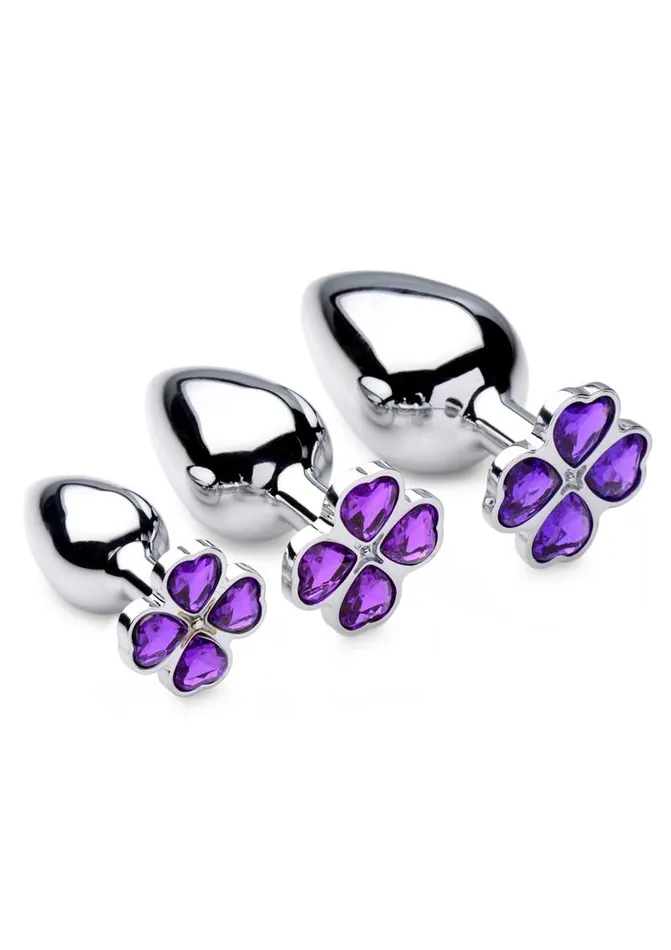 Booty Sparks Violet Flower Gem Anal Plug Booty Sparks Male Sex Toys