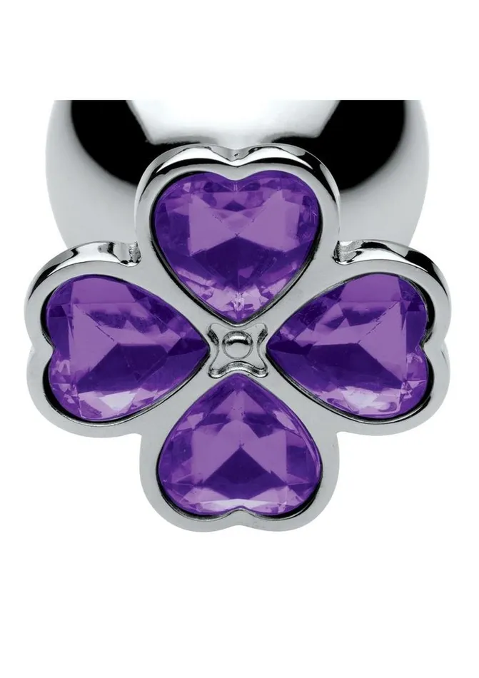 Booty Sparks Violet Flower Gem Anal Plug Booty Sparks Male Sex Toys