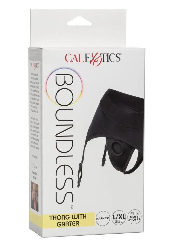 Boundless Thong with Garter Harness Boundless Female Sex Toys