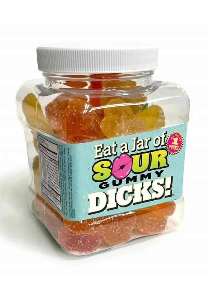 Candyprints Candy Eat A Jar Of Sour Gummy Dicks Anal
