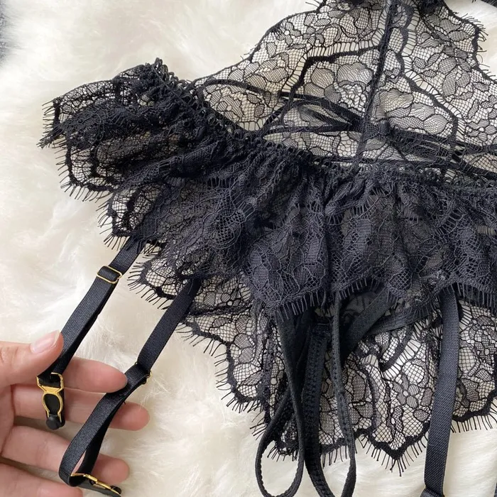 Couples Sinderella Melt His Mind Lace Mesh Lingerie