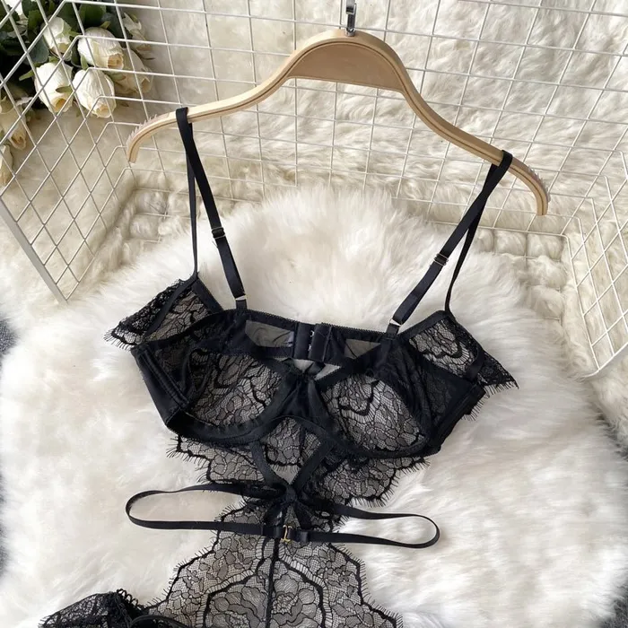 Couples Sinderella Melt His Mind Lace Mesh Lingerie