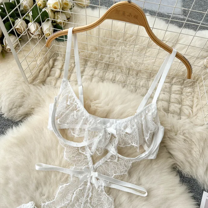 Couples Sinderella Melt His Mind Lace Mesh Lingerie