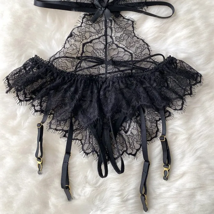 Couples Sinderella Melt His Mind Lace Mesh Lingerie