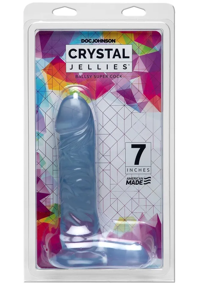 Crystal Jellies Ballsy Super Dildo Crystal Jellies Dildos