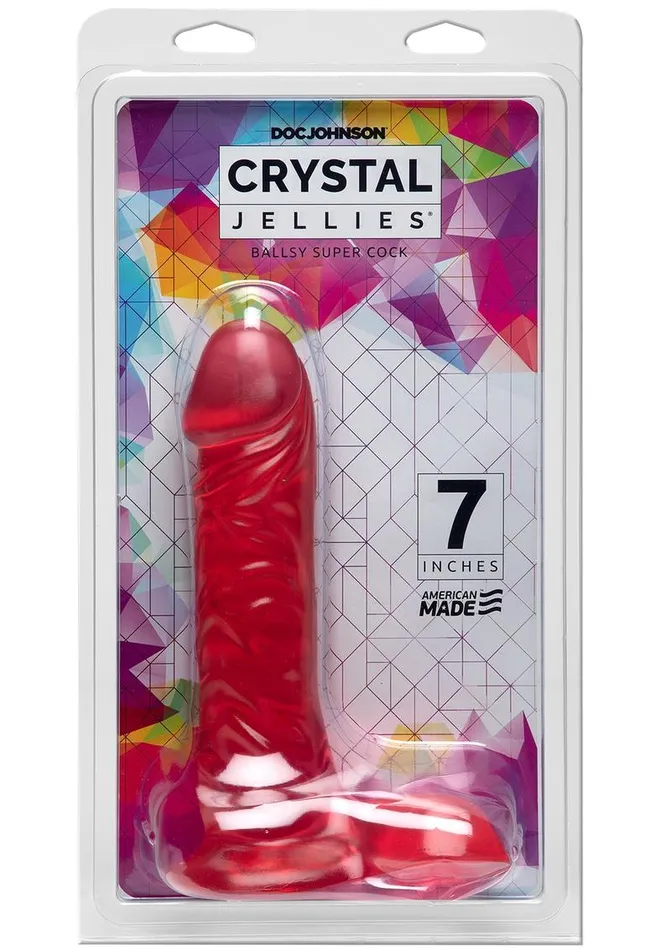 Crystal Jellies Ballsy Super Dildo Crystal Jellies Dildos