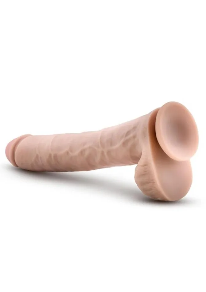 Dildos Au Naturel Au Naturel Daddy Sensa Feel Dual Density Dildo with Balls