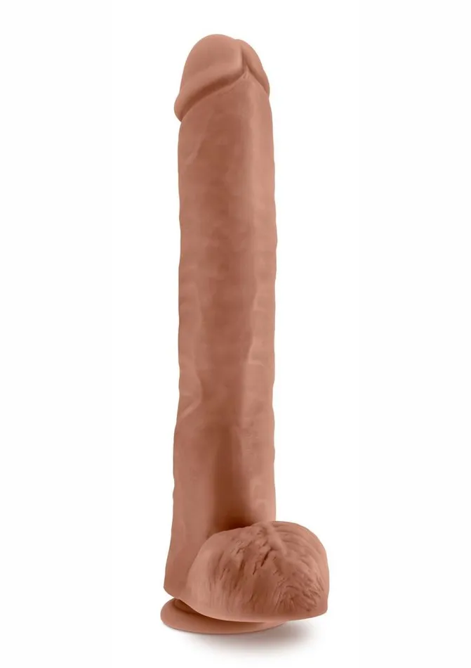 Dildos Au Naturel Au Naturel Daddy Sensa Feel Dual Density Dildo with Balls