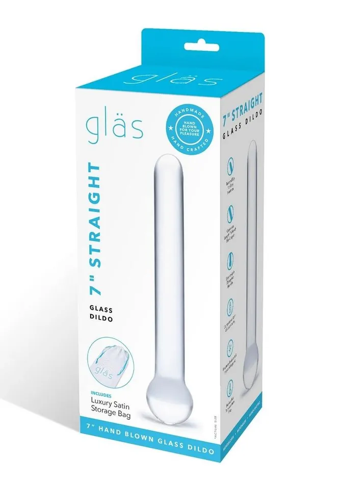 Dildos Glas Glas Straight Glass Dildo Dildos Glas Glas Straight Glass Dildo