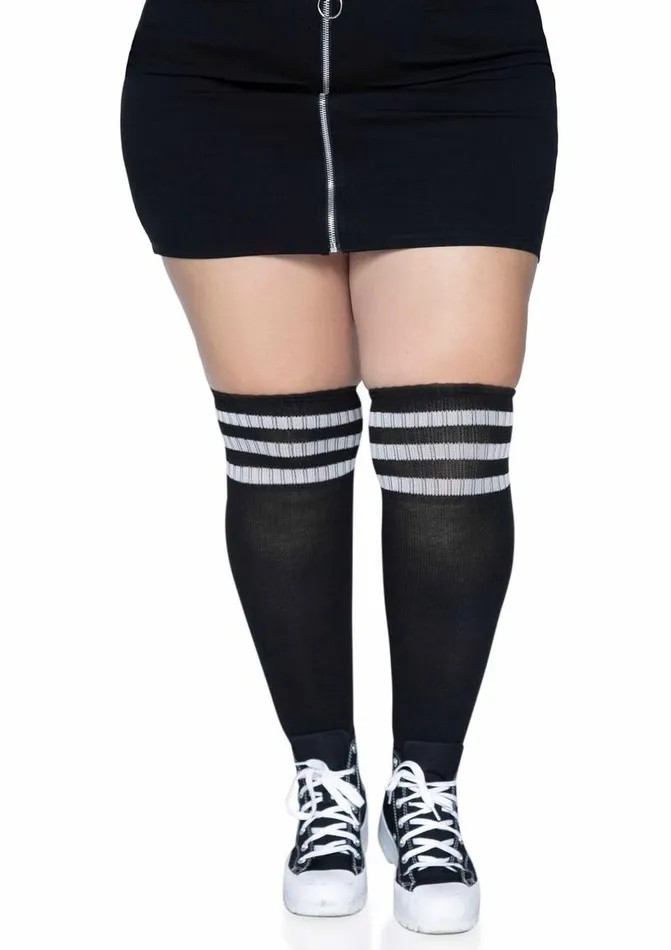 Dildos Leg Avenue Leg Avenue Over The Knee Athletic Socks