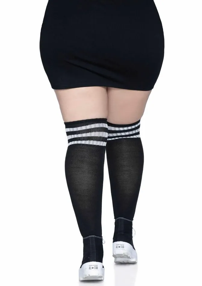 Dildos Leg Avenue Leg Avenue Over The Knee Athletic Socks