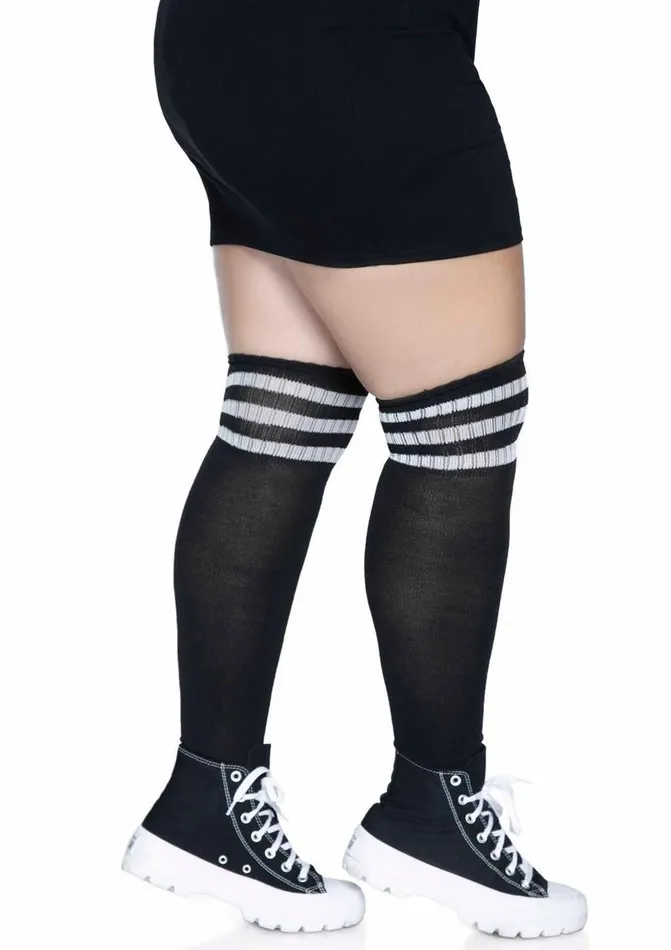 Dildos Leg Avenue Leg Avenue Over The Knee Athletic Socks