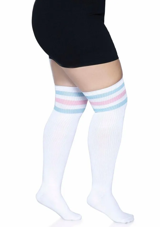 Dildos Leg Avenue Leg Avenue Over The Knee Athletic Socks