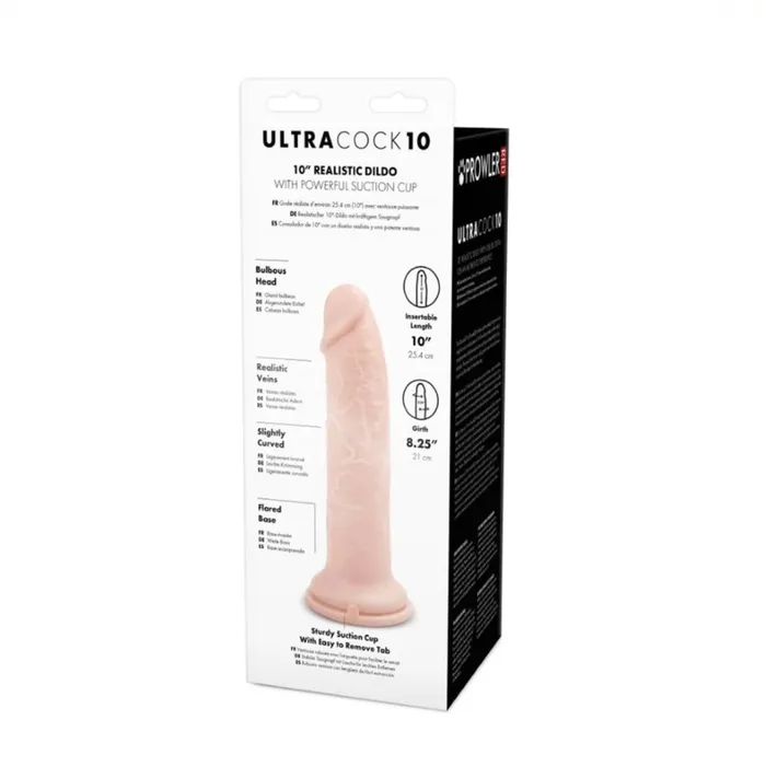 Dildos Prowler RED Prowler RED Ultra Cock Dildo Pink 10 Inch