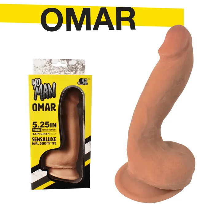 Dildos SI Novelties Si20802 YO MAN 525 OMAR DUAL DENSITY DONG