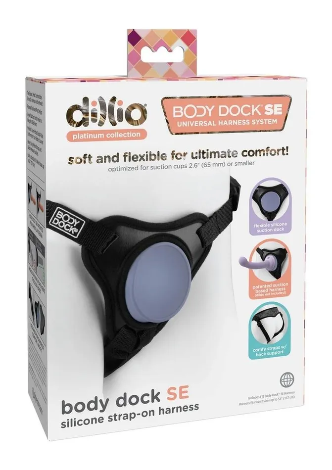 Dillio Female Sex Toys Dillio Plantinum Body Dock Harness System