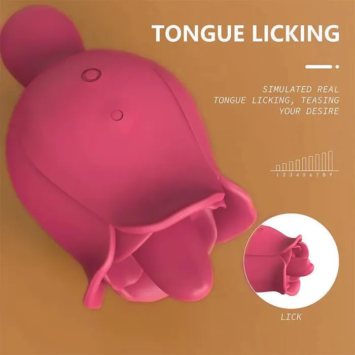 Dual Rose Tongue Vibrator Inyarose Vibrators