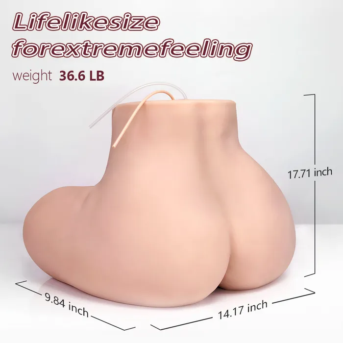 Earlypeach Male Sex Toys Lifelike Size Automatic Vibrating Sucking Dual Channel Ass Sex Dolls 366lb Ingrid