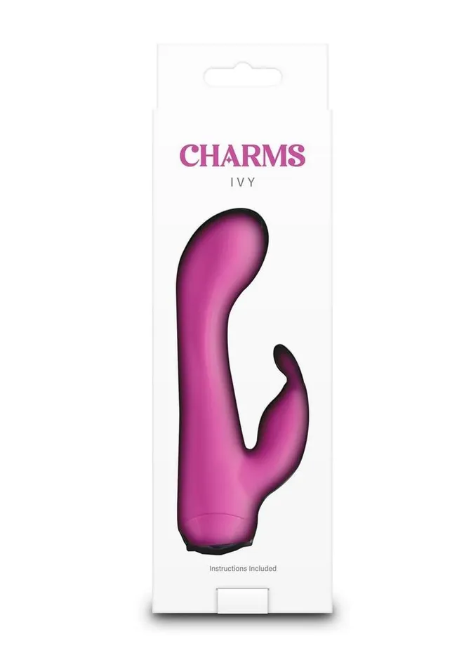 Female Sex Toys Charms Charms Ivy Rechargeable Silicone Rabbit Vibrator