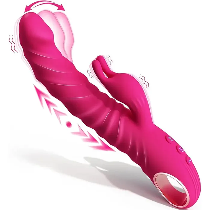 Female Sex Toys Inyarose 3in1 Thrusting Rabbit Vibrator with Clitoral and GSpot Stimulation Female Sex Toys Inyarose 3in1 Thrusting Rabbit Vibrator with Clitoral and GSpot Stimulation