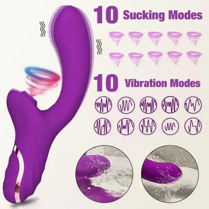 Female Sex Toys Inyarose Stretchable Vibrating Heated Bouncing Vibrator