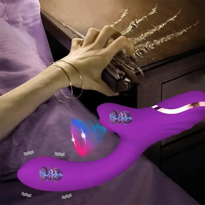 Female Sex Toys Inyarose Stretchable Vibrating Heated Bouncing Vibrator