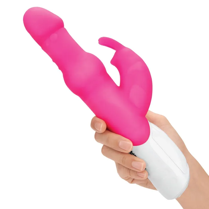 Female Sex Toys Rabbit Essentials Pearls Rabbit Vibrator With Rotating Shaft Hot Pink Rabbit Essentials