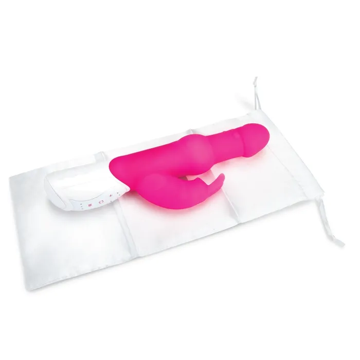 Female Sex Toys Rabbit Essentials Pearls Rabbit Vibrator With Rotating Shaft Hot Pink Rabbit Essentials