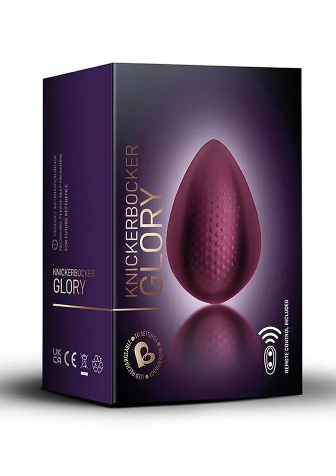 Female Sex Toys Rocks Off Knickerbocker Glory Rechargeable Silicone Clitoral Stimulator with Remote Control