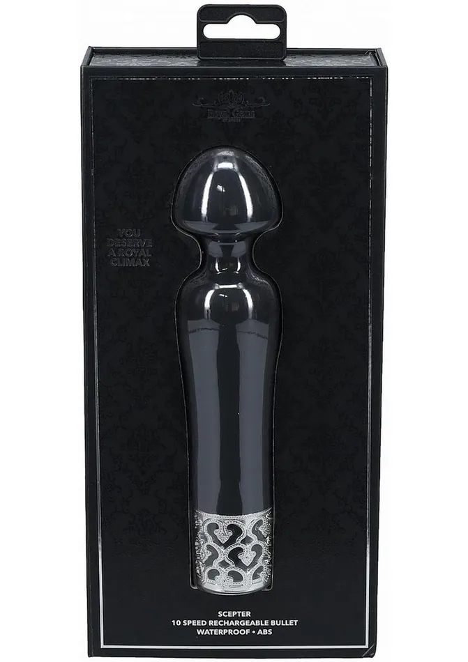 Female Sex Toys Royal Gems Royal Gems Scepter Silicone Rechargeable Vibrator