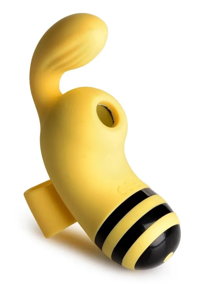 Female Sex Toys SHEGASM Shegasm Sucky Bee Rechargeable Silicone Clitoral Stimulating Finger Vibrator Female Sex Toys SHEGASM Shegasm Sucky Bee Rechargeable Silicone Clitoral Stimulating Finger Vibrator