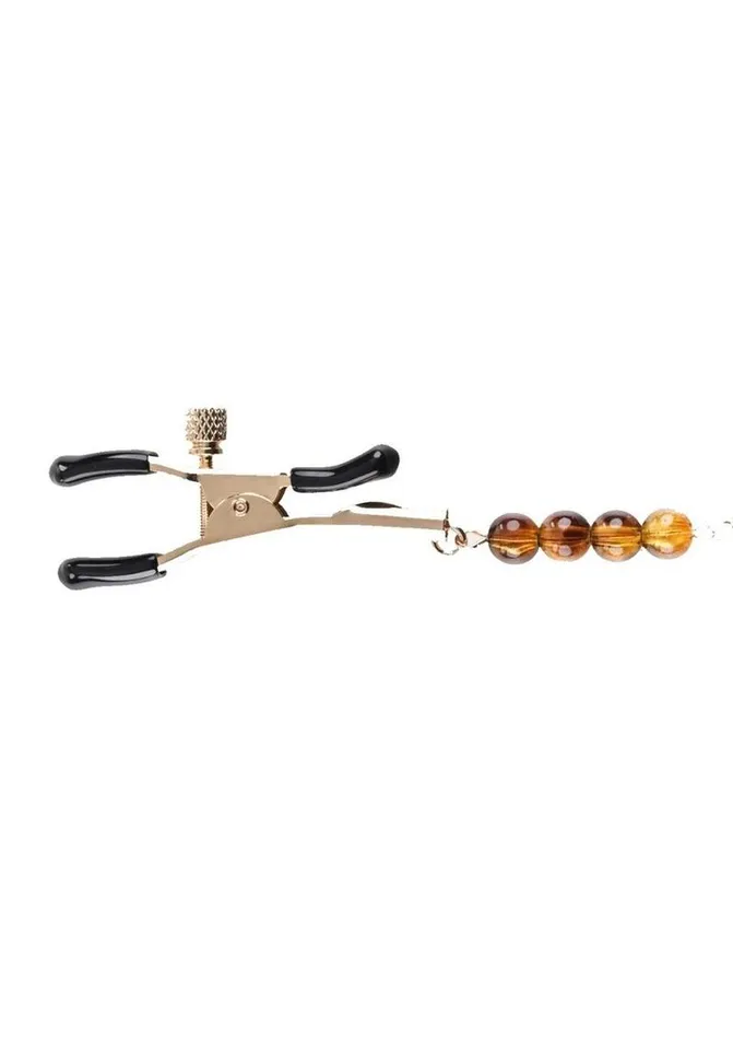 Female Sex Toys Sincerely Sincerely Amber Beaded Nipple Clamps