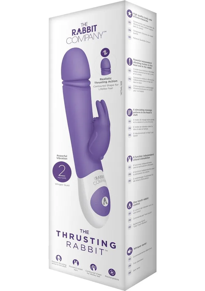 Female Sex Toys The Rabbit Company The Thrusting Rabbit Rechargeable Silicone Vibrator with Clitoral Stimulation Female Sex Toys The Rabbit Company The Thrusting Rabbit Rechargeable Silicone Vibrator with Clitoral Stimulation