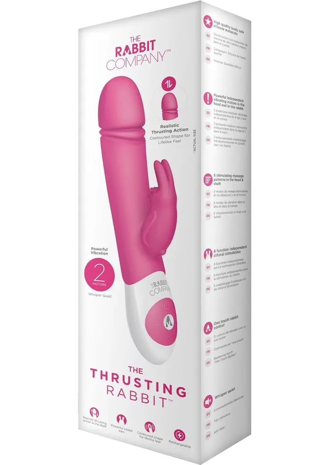 Female Sex Toys The Rabbit Company The Thrusting Rabbit Rechargeable Silicone Vibrator with Clitoral Stimulation Female Sex Toys The Rabbit Company The Thrusting Rabbit Rechargeable Silicone Vibrator with Clitoral Stimulation