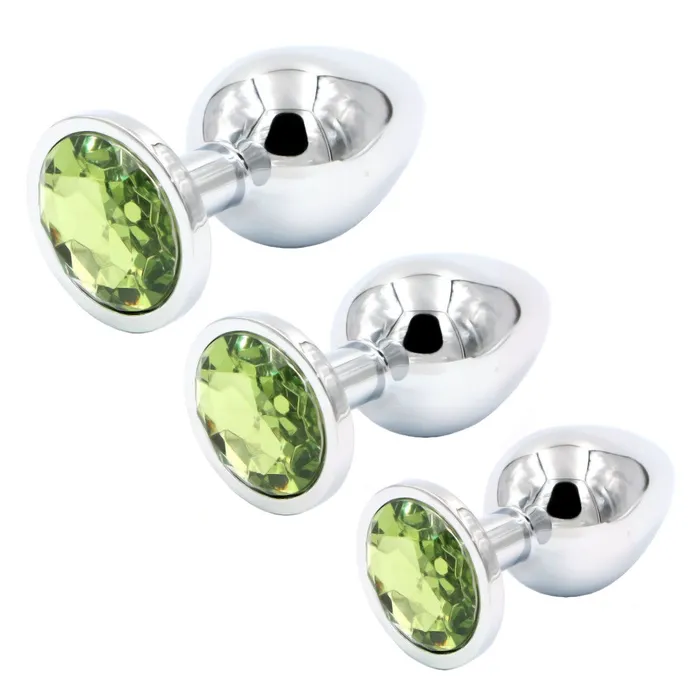Gem Anal Training Set 3 Piece Love Plugs Anal