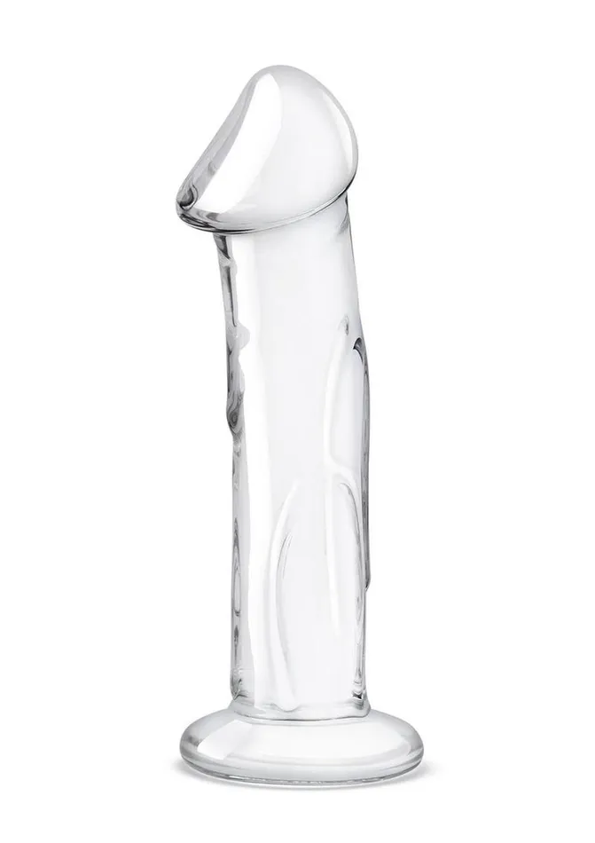 Glas Dildos Glas Dildo Glass with Veins and Flat Base