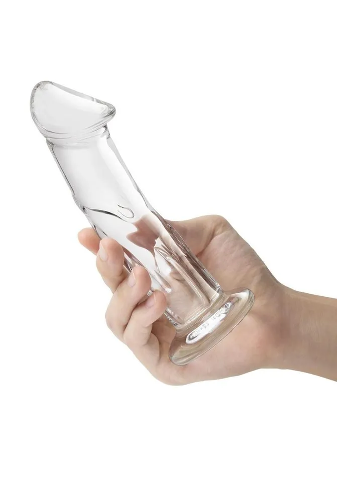 Glas Dildos Glas Dildo Glass with Veins and Flat Base
