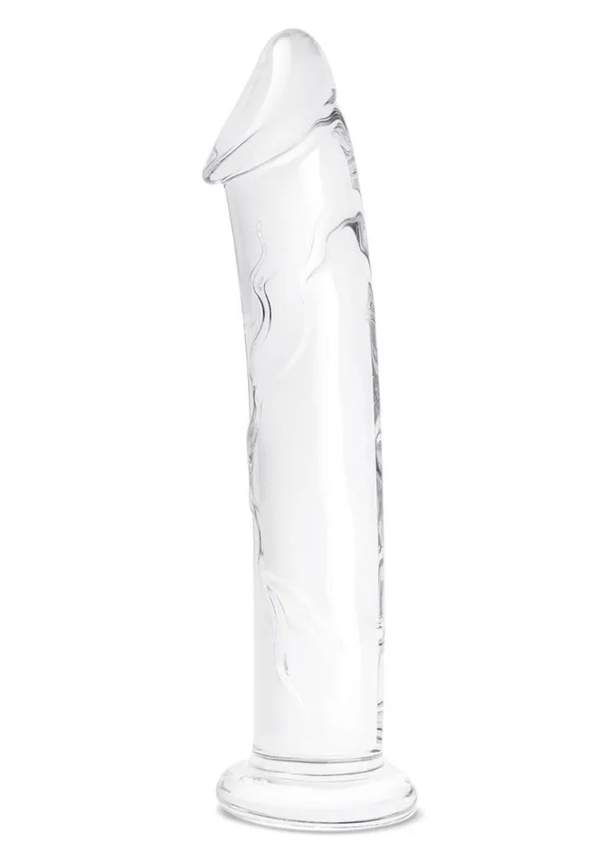 Glas Dildos Glas Dildo Glass with Veins and Flat Base