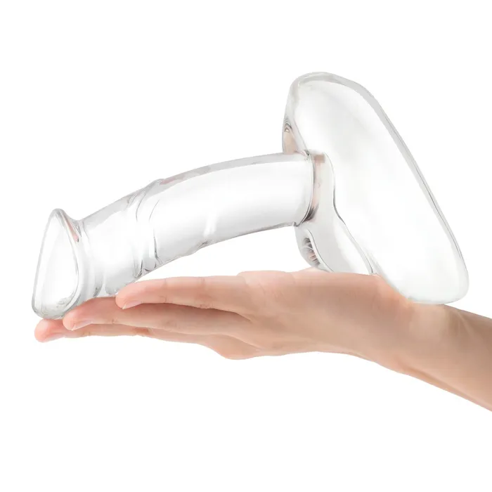 Glas Dildos Glas Rideable Standing Cock Glass Dildo With Stability Base Clear 75 Inch