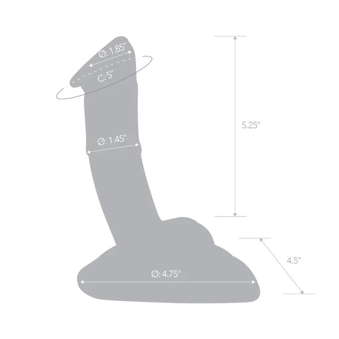 Glas Dildos Glas Rideable Standing Cock Glass Dildo With Stability Base Clear 75 Inch
